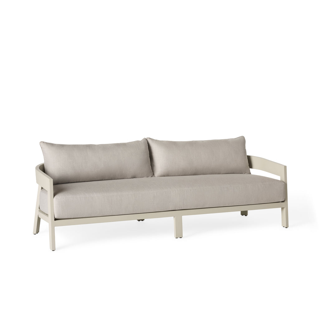 Cavallo Sofa in Dune Aluminum
