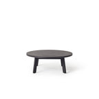 Cavallo 43" Round Coffee Table in Charcoal Aluminum