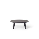 Cavallo 43" Round Coffee Table in Charcoal Aluminum
