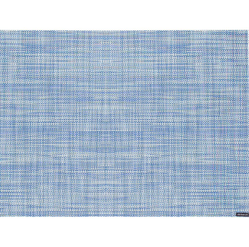 Mini Basketweave Rectangular Placemat in Chambray