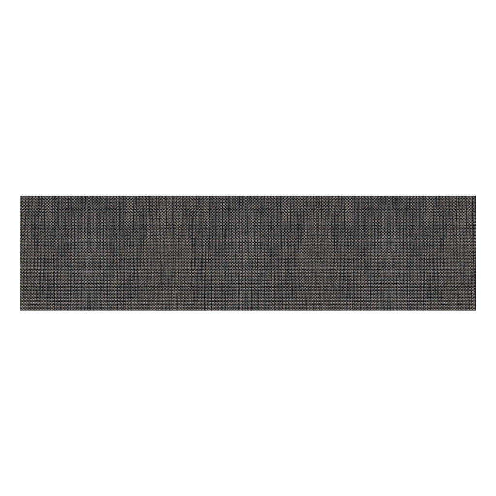 Basketweave Table Runner in Carbon