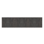 Basketweave Table Runner in Carbon
