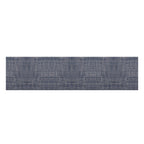 Basketweave Table Runner in Denim
