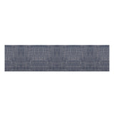 Basketweave Table Runner in Denim