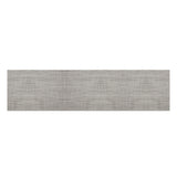 Basketweave Table Runner in White/Silver