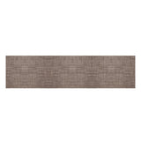 Mini Basketweave Table Runner in Soapstone