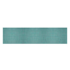 Mini Basketweave Table Runner in Turquoise