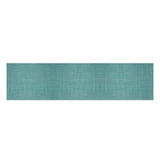 Mini Basketweave Table Runner in Turquoise