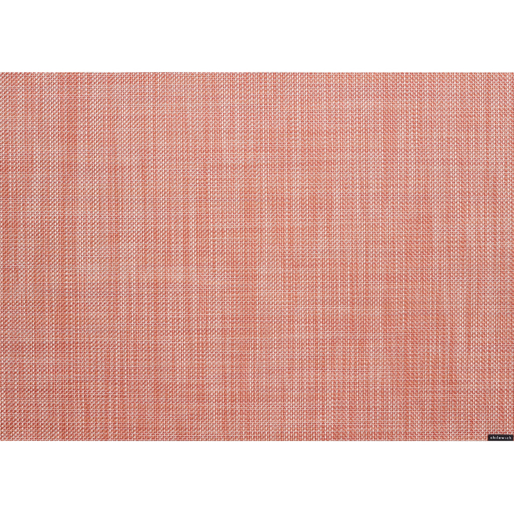 Mini Basketweave Rectangular Placemat in Clay