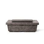 Contempo Rectangular Fire Table in Dark Basalt
