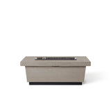 Contempo Select Rectangular Fire Table with Drawer in Light Basalt