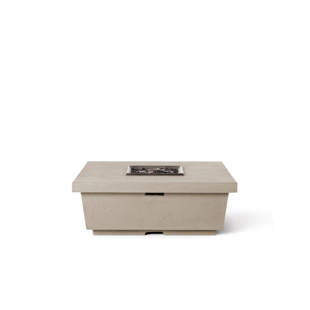 Contempo Square Fire Table in Smoke