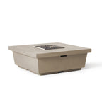Contempo Square Fire Table in Smoke