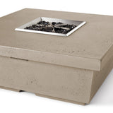 Contempo Square Fire Table in Smoke