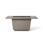 Indio Rectangular Fire Table in Light Basalt