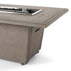 Indio Rectangular Fire Table in Light Basalt
