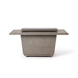 Indio Rectangular Fire Table in Light Basalt