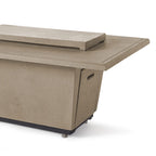 Indio Rectangular Fire Table in Smoke