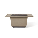 Indio Rectangular Fire Table in Smoke