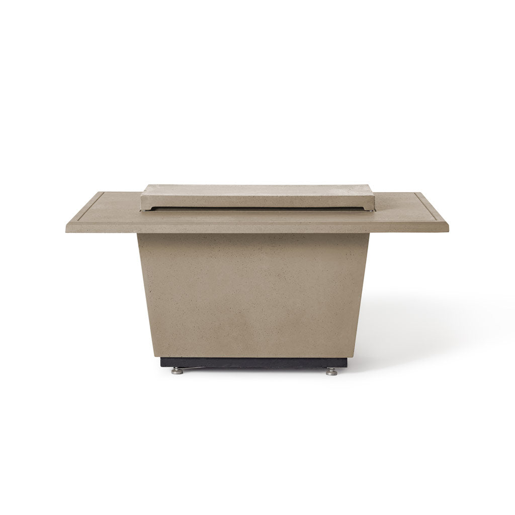 Indio Rectangular Fire Table in Smoke