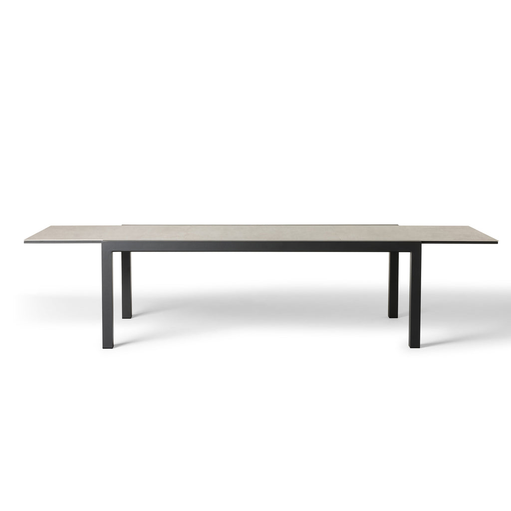 Del Mar 87"-130" Extension Dining Table in Charcoal