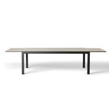 Del Mar 87"-130" Extension Dining Table in Charcoal