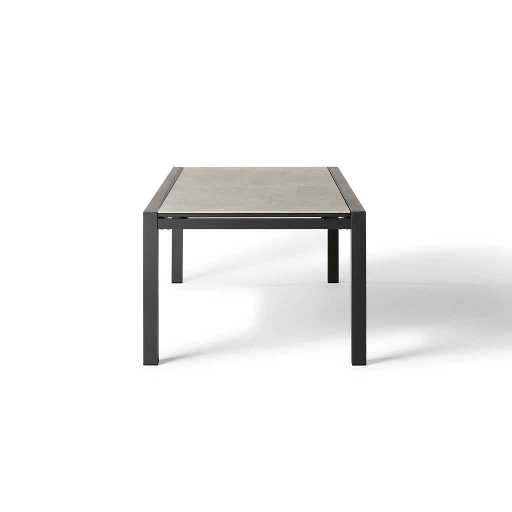 Del Mar 87"-130" Extension Dining Table in Charcoal