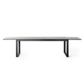 Diablo 87"-130" Extension Dining Table in Charcoal