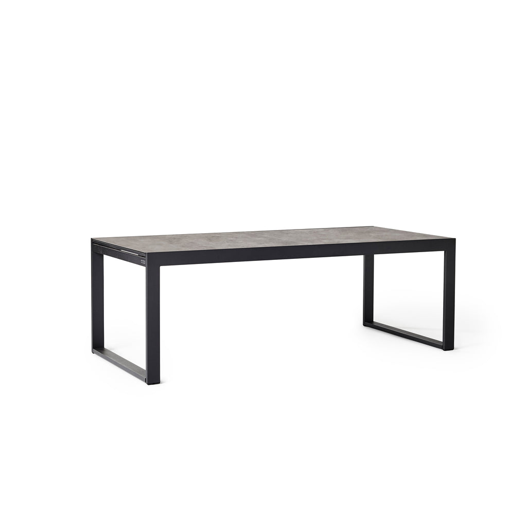 Diablo 87"-130" Extension Dining Table in Charcoal