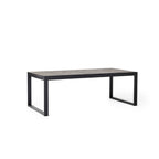 Diablo 87"-130" Extension Dining Table in Charcoal