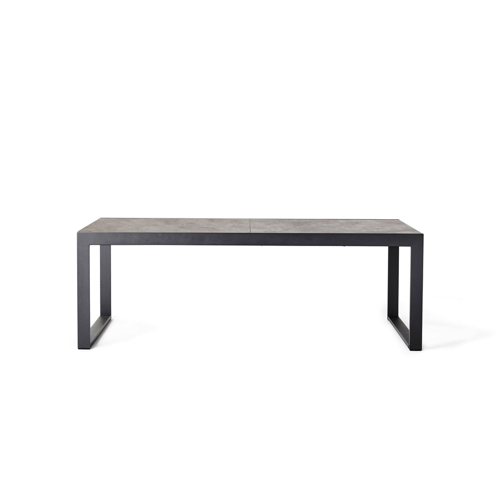 Diablo 87"-130" Extension Dining Table in Charcoal