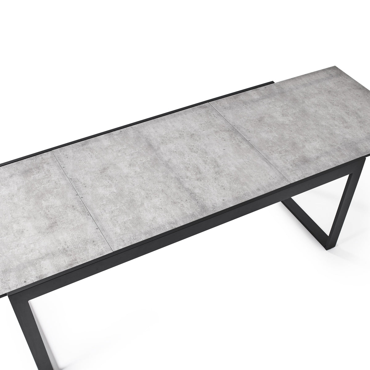 Diablo 87"-130" Extension Dining Table in Charcoal