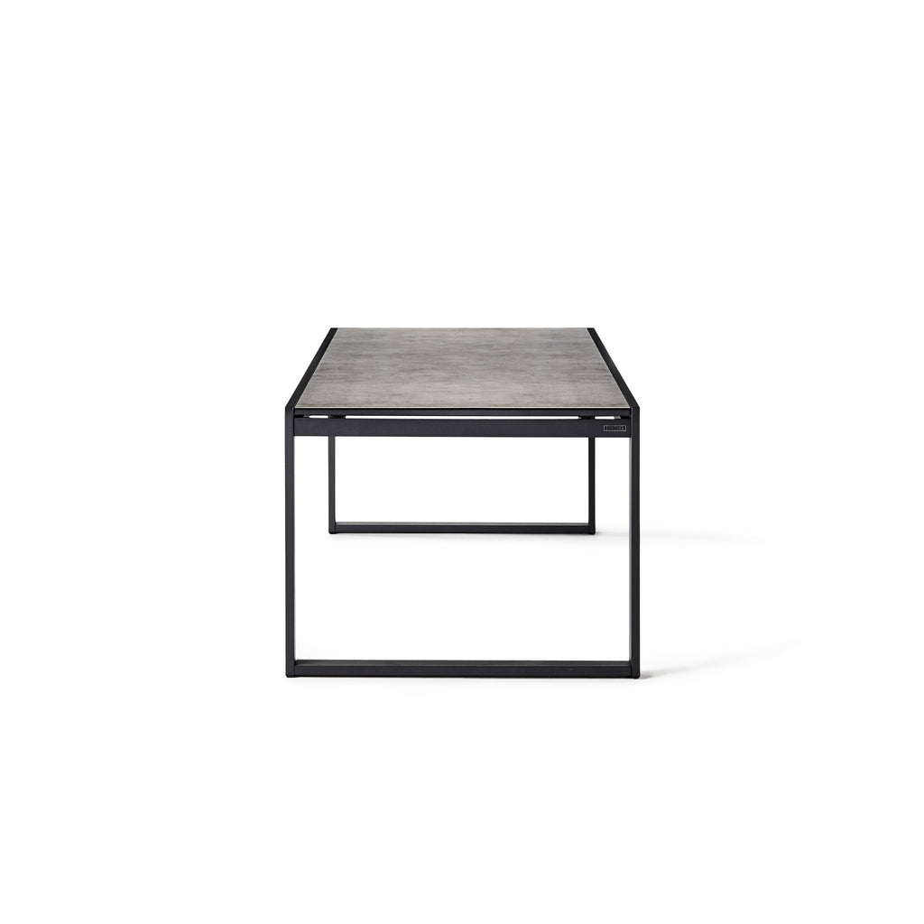 Diablo 87"-130" Extension Dining Table in Charcoal