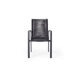 Diablo Dining Arm Chair in Charcoal