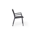 Diablo Dining Arm Chair in Charcoal