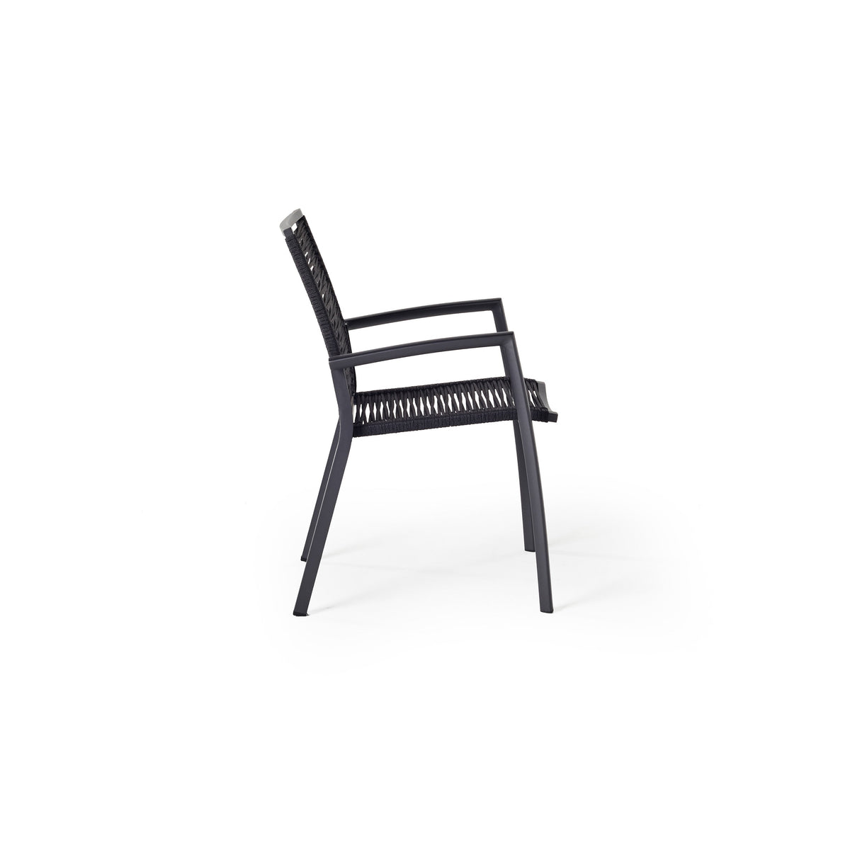 Diablo Dining Arm Chair in Charcoal