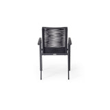 Diablo Dining Arm Chair in Charcoal