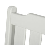 HDPE All-Weather Patio Dining Chair for Garden, Backyard, Deck, Porch, Lawn, White
