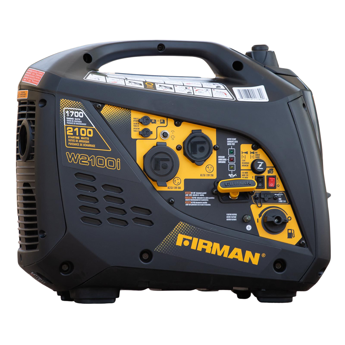 1700W/2150W 30 Amp Gas Inverter Generator - New