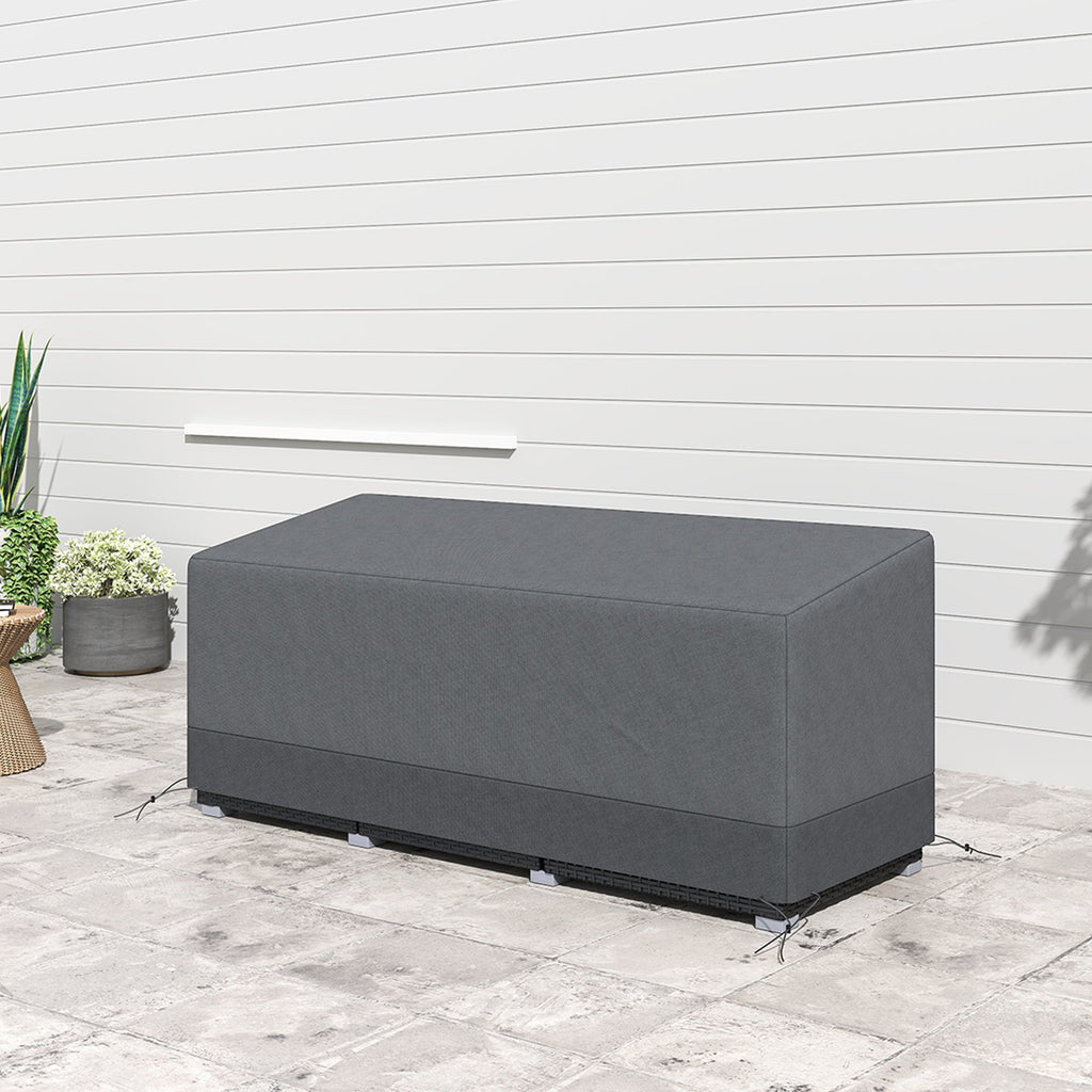 75" x 28.3" x 29.9" Waterproof Patio Sofa Cover, Grey