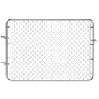 26-71 in. W x 4 ft. H Chain Link Fence Gate, Silver