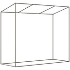 6.6' x 2.5' x 5.5' Walk-in Greenhouse with Door and Window, White