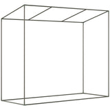 6.6' x 2.5' x 5.5' Walk-in Greenhouse with Door and Window, White