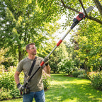 18V 8" Cordless Pole Chainsaw with 2 Batteries and Charger