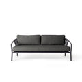 Harborside Loveseat in Charcoal Aluminum