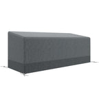75" x 28.3" x 29.9" Waterproof Patio Sofa Cover, Grey