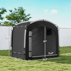 Bike Storage Tent with 210D Oxford Fabric and Carry Bag for 3-4 Bikes, Black