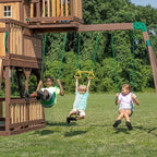 Backyard Discovery Skyfort II Cedar Swing Set/PlaySet