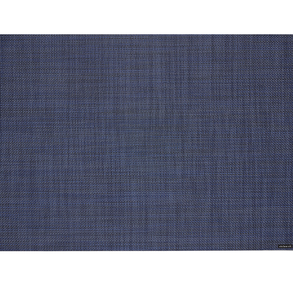 Mini Basketweave Rectangular Placemat in Indigo