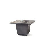 Indio Square Fire Table in Black Lava